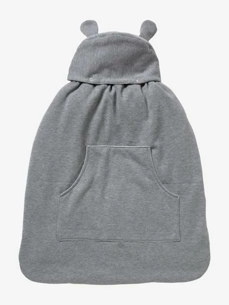 Best Sale π Baby Carrier Cover in Fleece - light grey, Nursery π - Image 5
