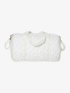 Flash Sale β Baby Roll Changing Bag in Cotton Gauze - white/print, Nursery β¨