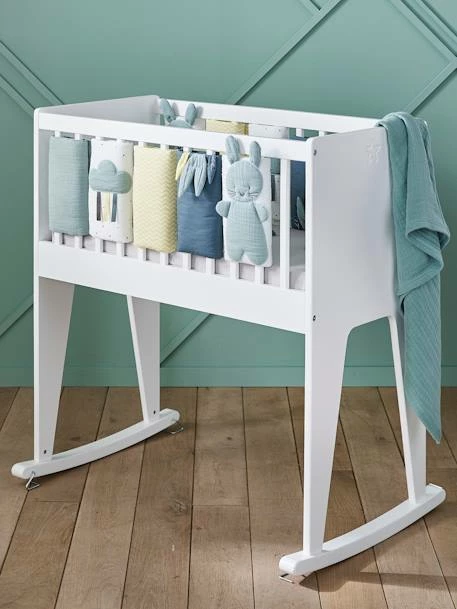 New π₯ Breathable Cot Bumper, MENTHE A L'EAU - green β - Image 4