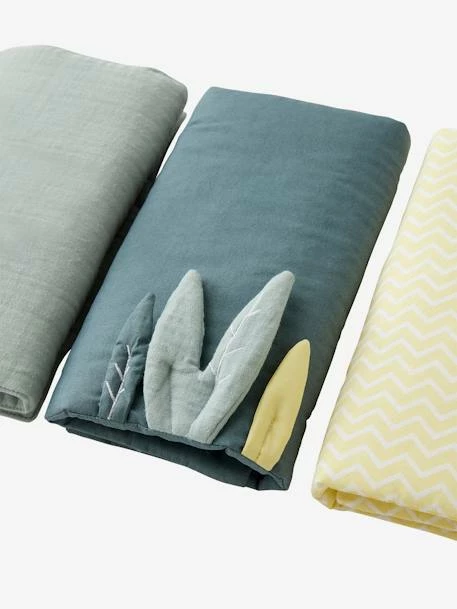 New π₯ Breathable Cot Bumper, MENTHE A L'EAU - green β - Image 5