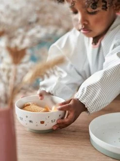 Cheap ⌛ Ceramic & Silicone Mealtime Set, Hanoi Theme - white/print, Nursery 😍