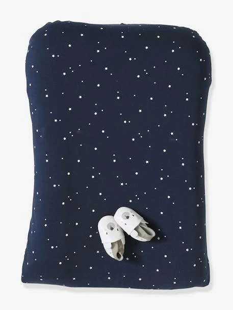 Best reviews of π€© Changing Mat Cover in Cotton - dark blue/print, Nursery π