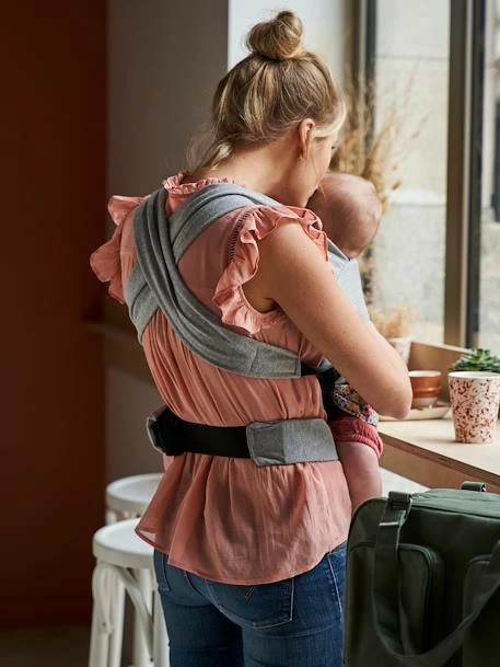 Brand new π― Front Carry Baby Carrier, Physiologique + Vertbaudet - light grey, Nursery π - Image 2