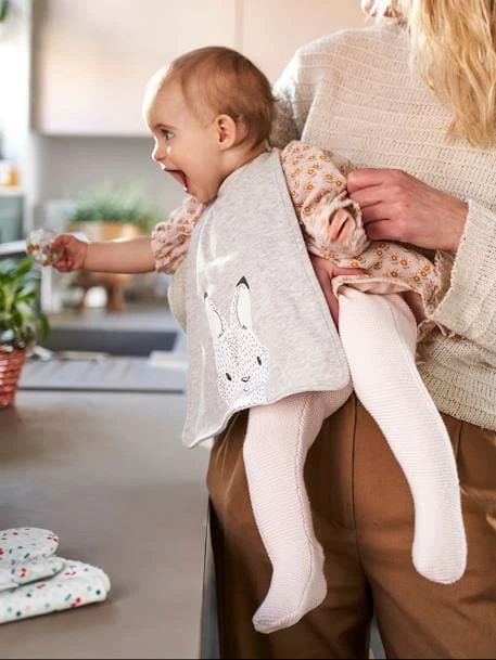 Deals ⌛ Large Bib for Toddler - light grey, Nursery ❤️ - Image 5