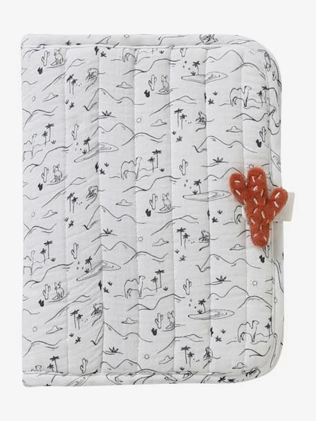 Cheap π Medical Records Cover in Cotton Gauze - white medium all over printed, Nursery π₯°