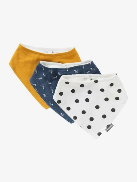 Buy π Pack of 3 Bandana-Style Bibs - yellow, Nursery π₯ - Image 6