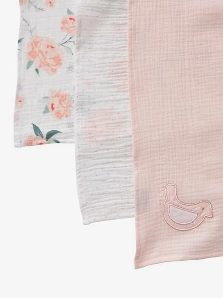 Budget ❤️ Pack of 3 Nappies, EAU DE ROSE Theme - light pink, Nursery 😀 - Image 4