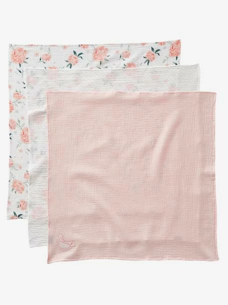 Budget ❤️ Pack of 3 Nappies, EAU DE ROSE Theme - light pink, Nursery 😀 - Image 5