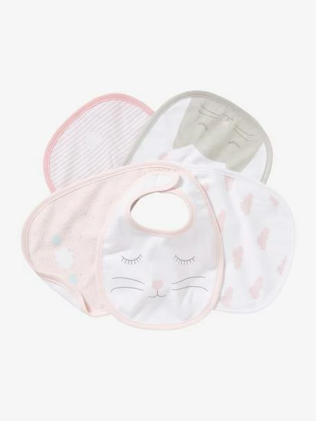 Brand new βοΈ Pack of 5 Newborn Bibs - light pink, Nursery π