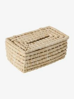 Flash Sale β Tissue Box in Corn Husks - beige light solid, Nursery π