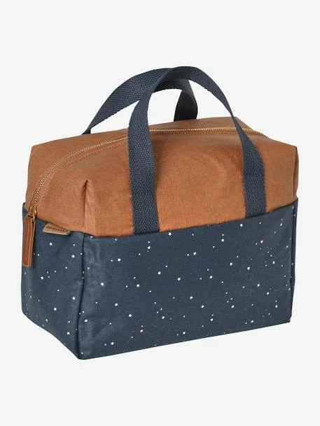 Cheapest π Two-Tone Lunch Box in π§₯ Coated Cotton - dark blue/print, Nursery π - Image 2