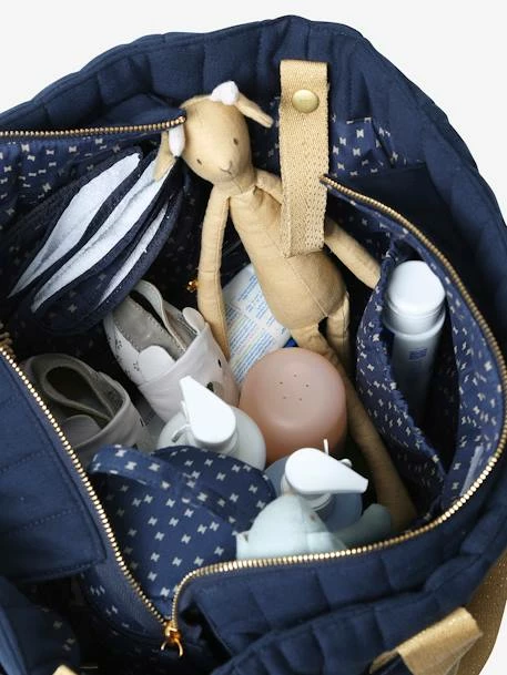 Best Sale ❤️ Weekend Changing Bag, by VERTBAUDET - dark blue, Nursery 🧨 - Image 4